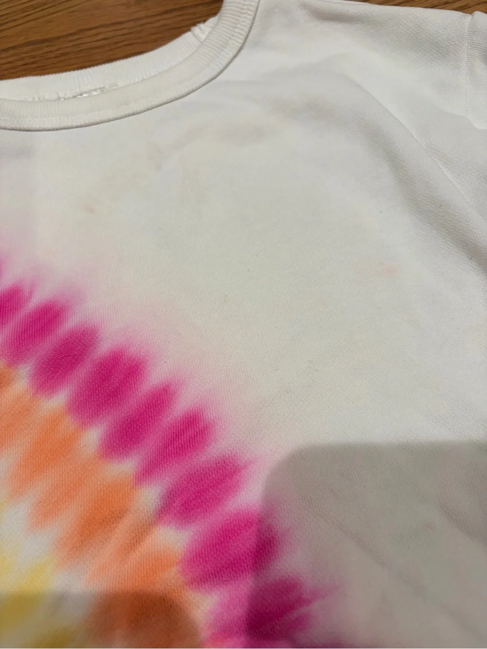 Gap toddler girl tie dye rainbow sweatshirt